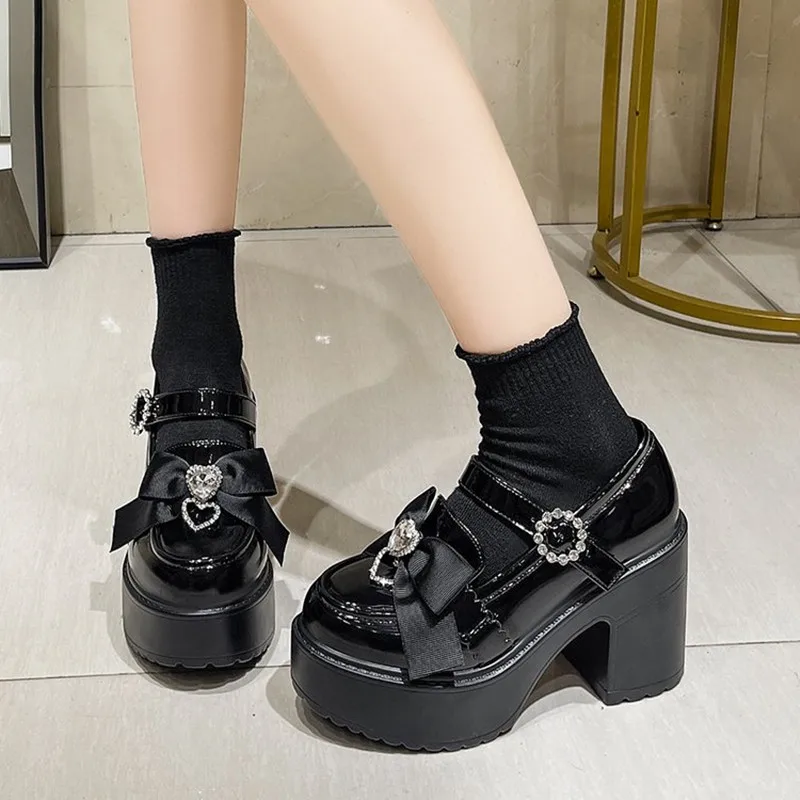 Zapatos Mary Jane suela gruesa para perros mini – Estilo otoñal - imagen 2