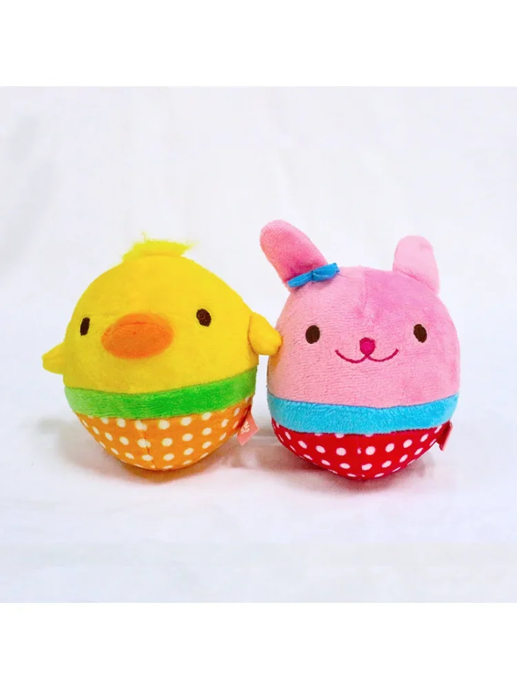 Pelota de juguete para perros pequeños, juguete interactivo de felpa para cachorros y gatos, resistente a las mordeduras, diseño de animales bonitos, chirriante - imagen 4