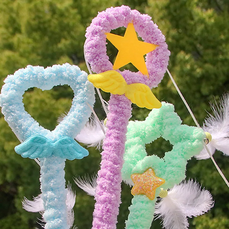 Palo de rompecabezas para gatos con mango largo de 50cm, juguete de plumas para gatos de dopamina, varita interactiva para gatitos con campana, accesorios para gatos - imagen 5