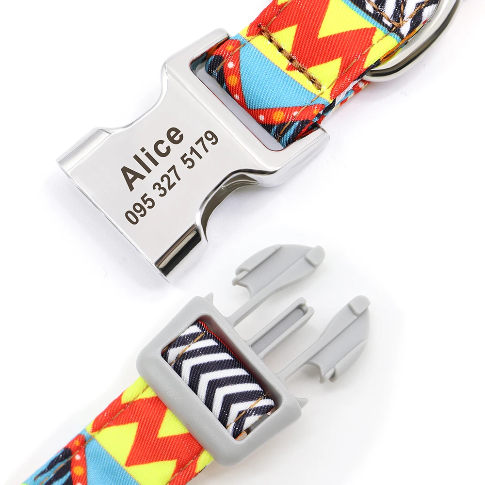 Collar de nailon personalizado para perro, grabado y estampado - imagen 4