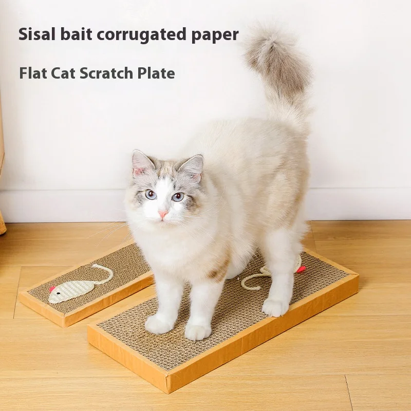 Tablero rascador para gatos, tapete de cartón para gatos, raspador, garra de molienda, juguetes para rascador de gatos, Protector de muebles para gatos, Accesorios para gatos - imagen 3