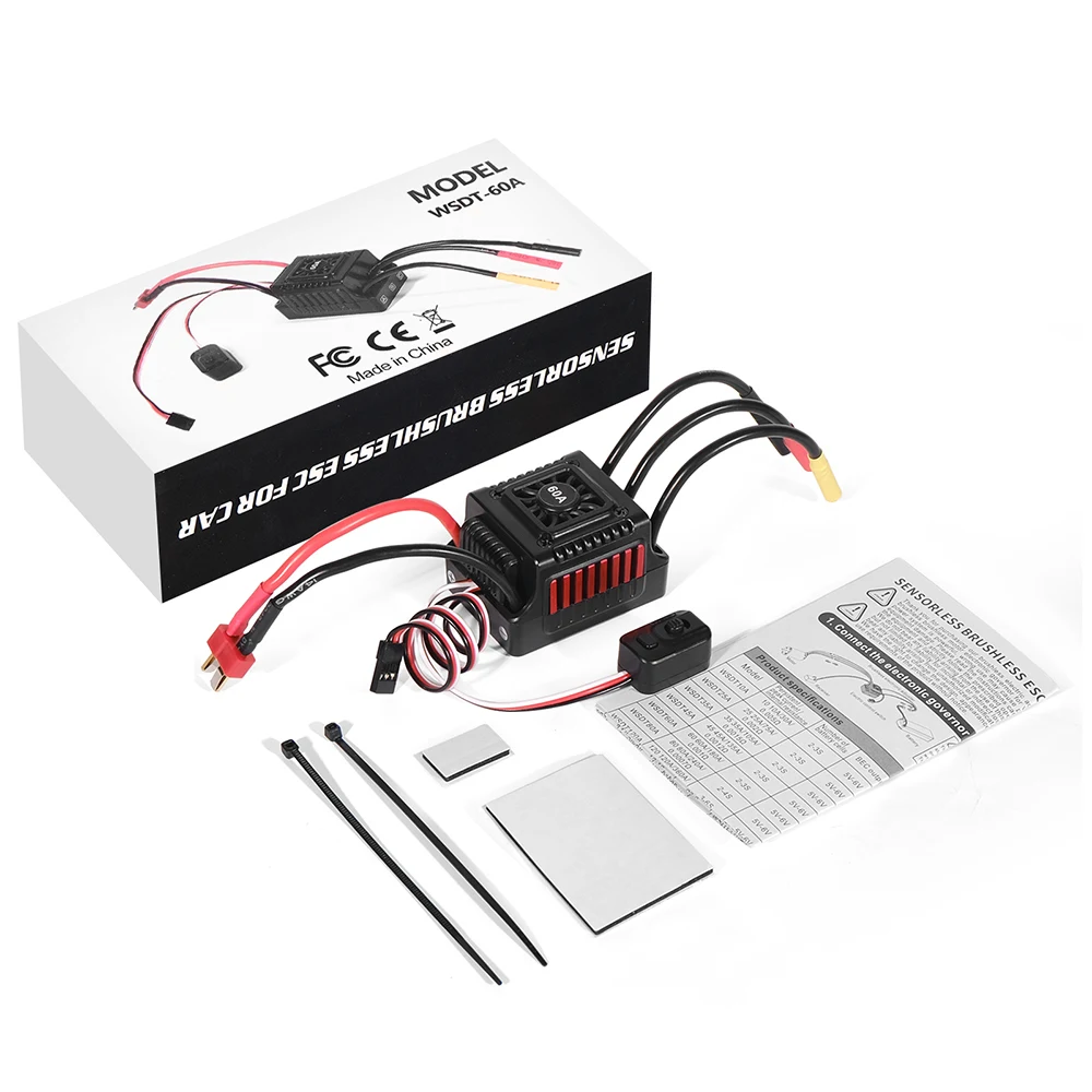ESC brushless impermeable con enchufe XT60 para coches RC - imagen 5