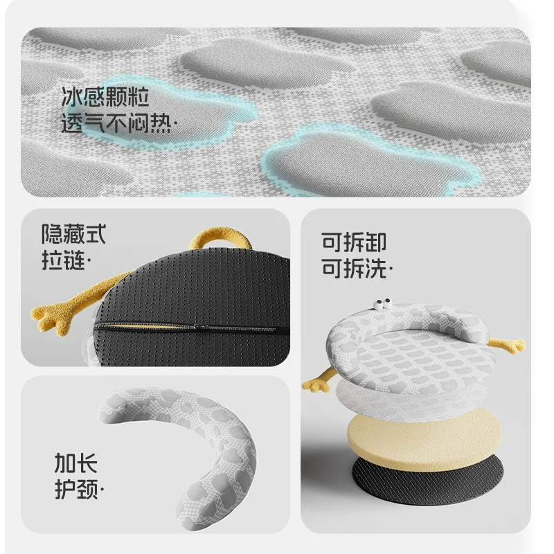 Nido para gatos de seda helada de verano, nido para mascotas extraíble y lavable, almohadilla de hielo gruesa Universal para mascotas, perrera Doudou, suministros para gatos - imagen 4