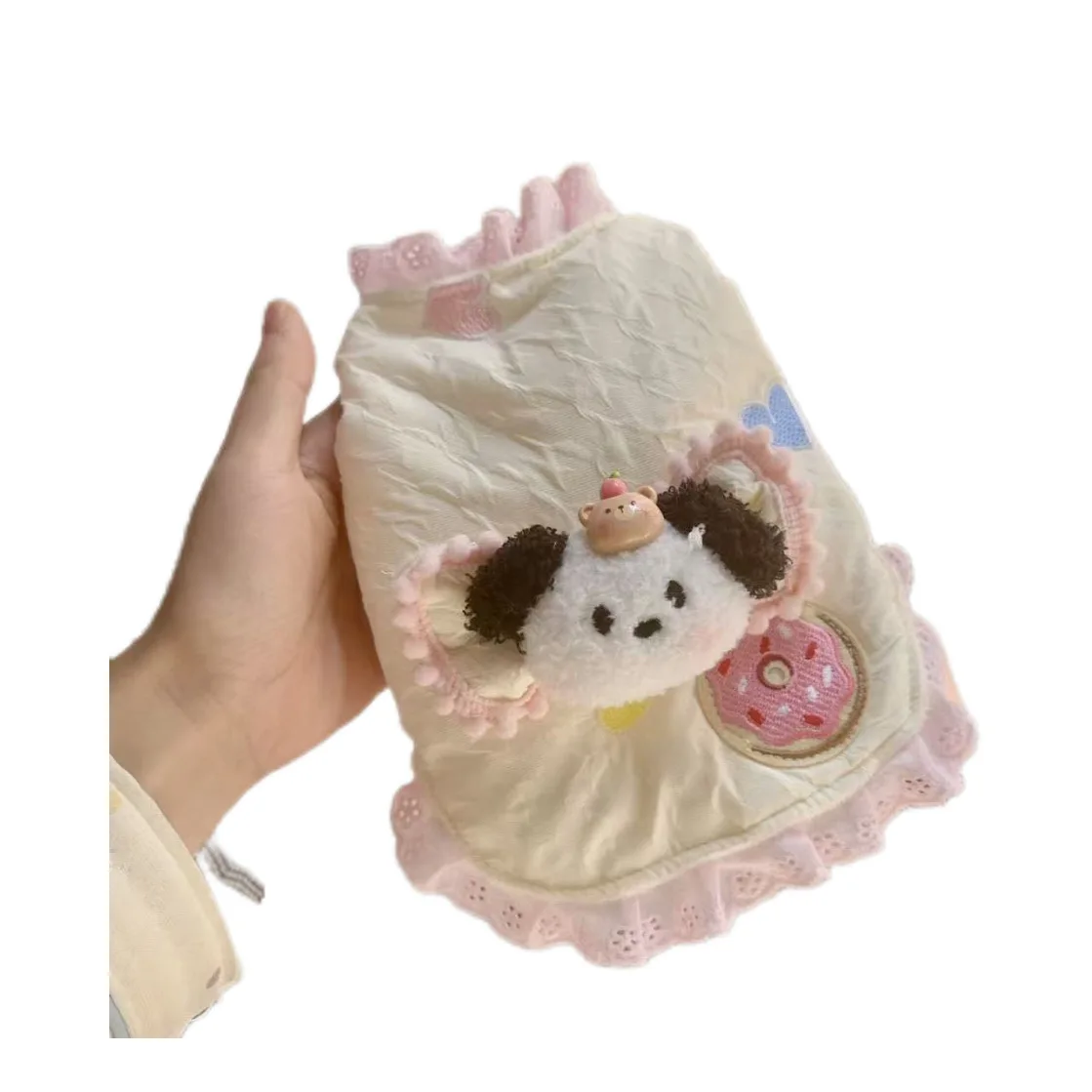 Abrigo bordado de otoño/invierno para mascotas, Teddy Schnauzer, chaleco grueso cálido para mascotas, ropa para perros pequeños, ropa para cachorros - imagen 5