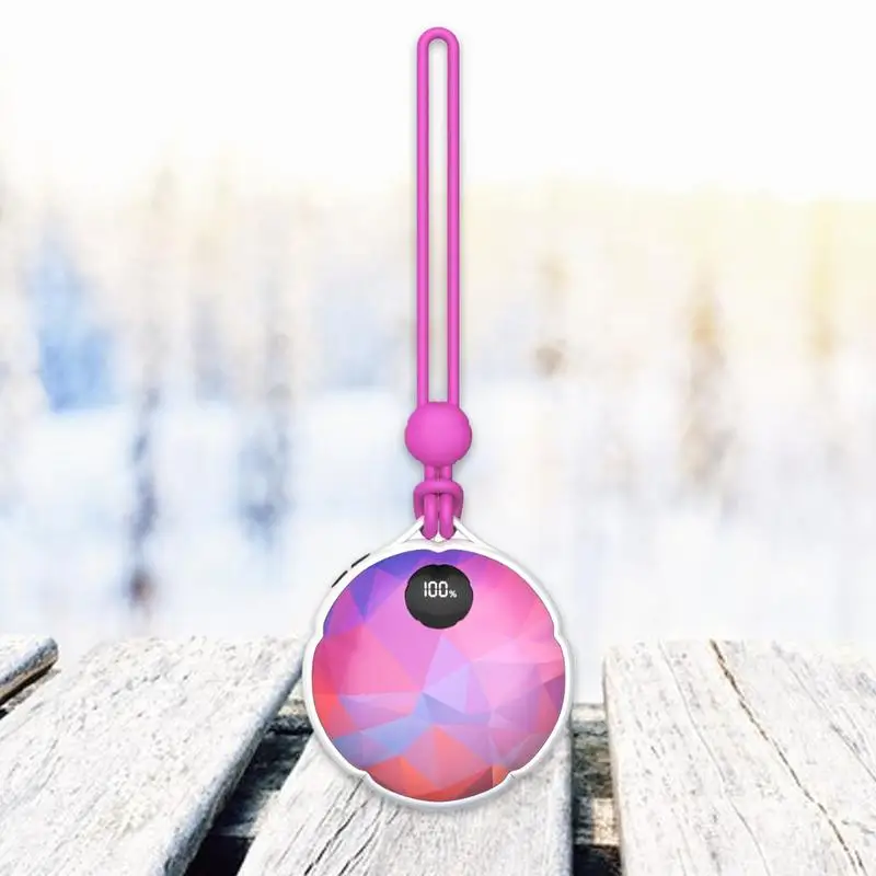 Calentadores de manos reutilizables, calentadores de bolsillo eléctricos recargables, calentador de manos con 3 ajustes de calor para mujeres, hombres, Navidad, invierno