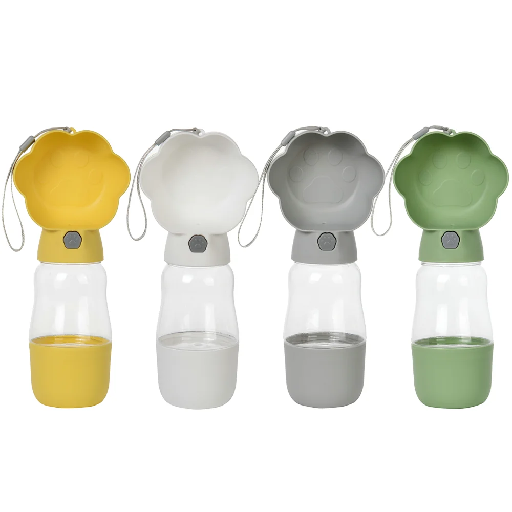 Botella de agua 2 en 1 para perros y gatos con dispensador portátil - imagen 5