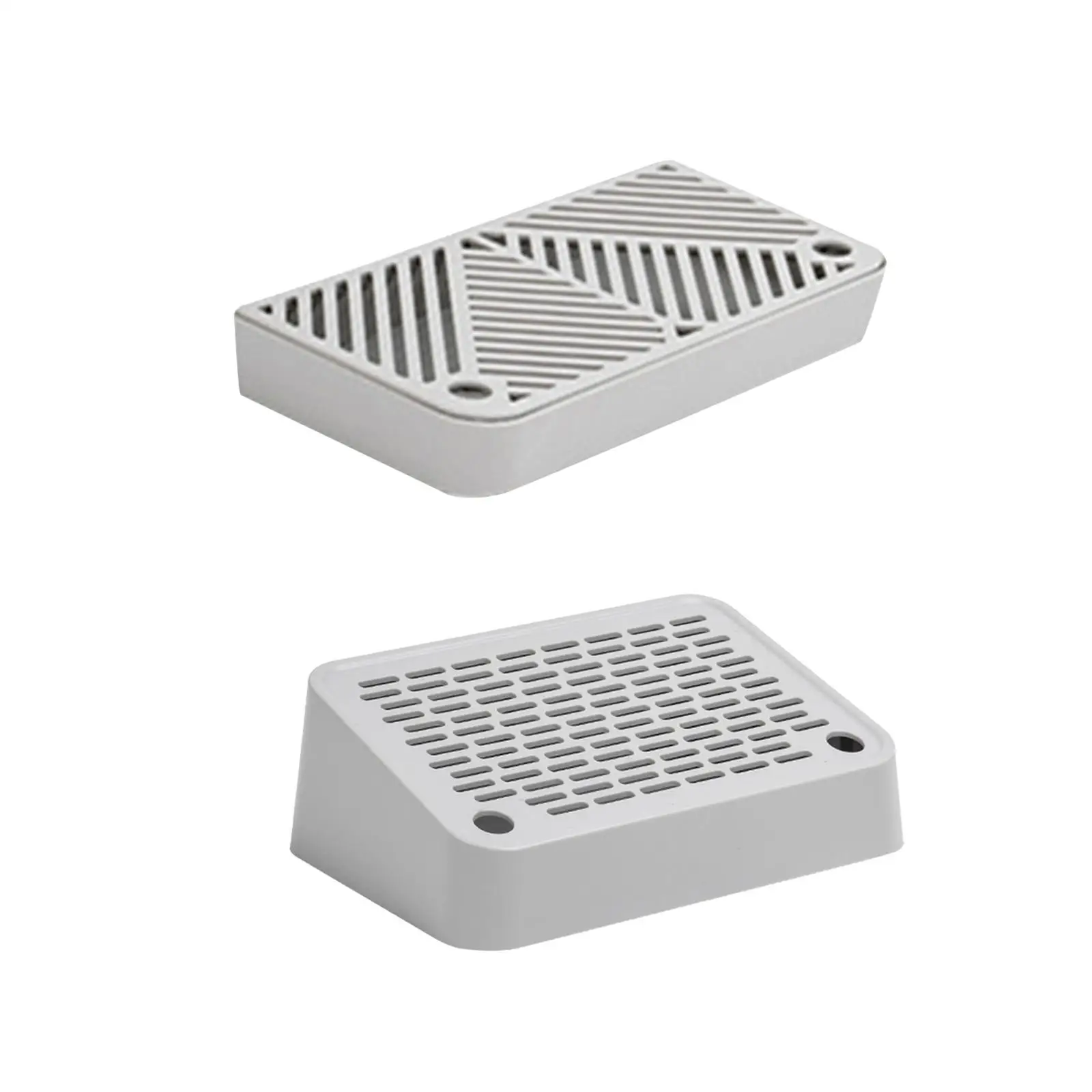 Tabla de pie para gatos, caja de arena, tamaño compacto, mantiene la habitación ordenada, reutilizable para bandeja de arena para gatos