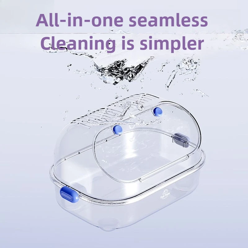 Jaula para hámster transparente grande, juego de Villa, jaulas para hámster de juguete, jaulas portátiles para viajes al aire libre, jaulas para ratas con Kit de túnel, productos para mascotas - imagen 5