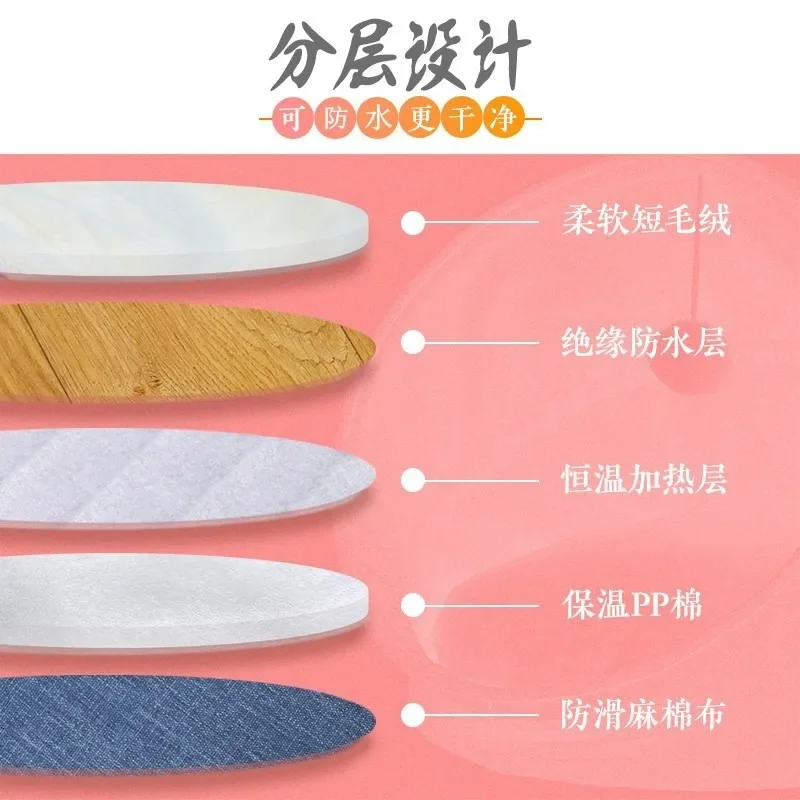 40cm USB Heating Pad Pets Warm Blanket Winter Heat Bed Cat Dog Heating Pad Electric Winter Warm Carpet Animals Pet Heater Mat - imagen 4