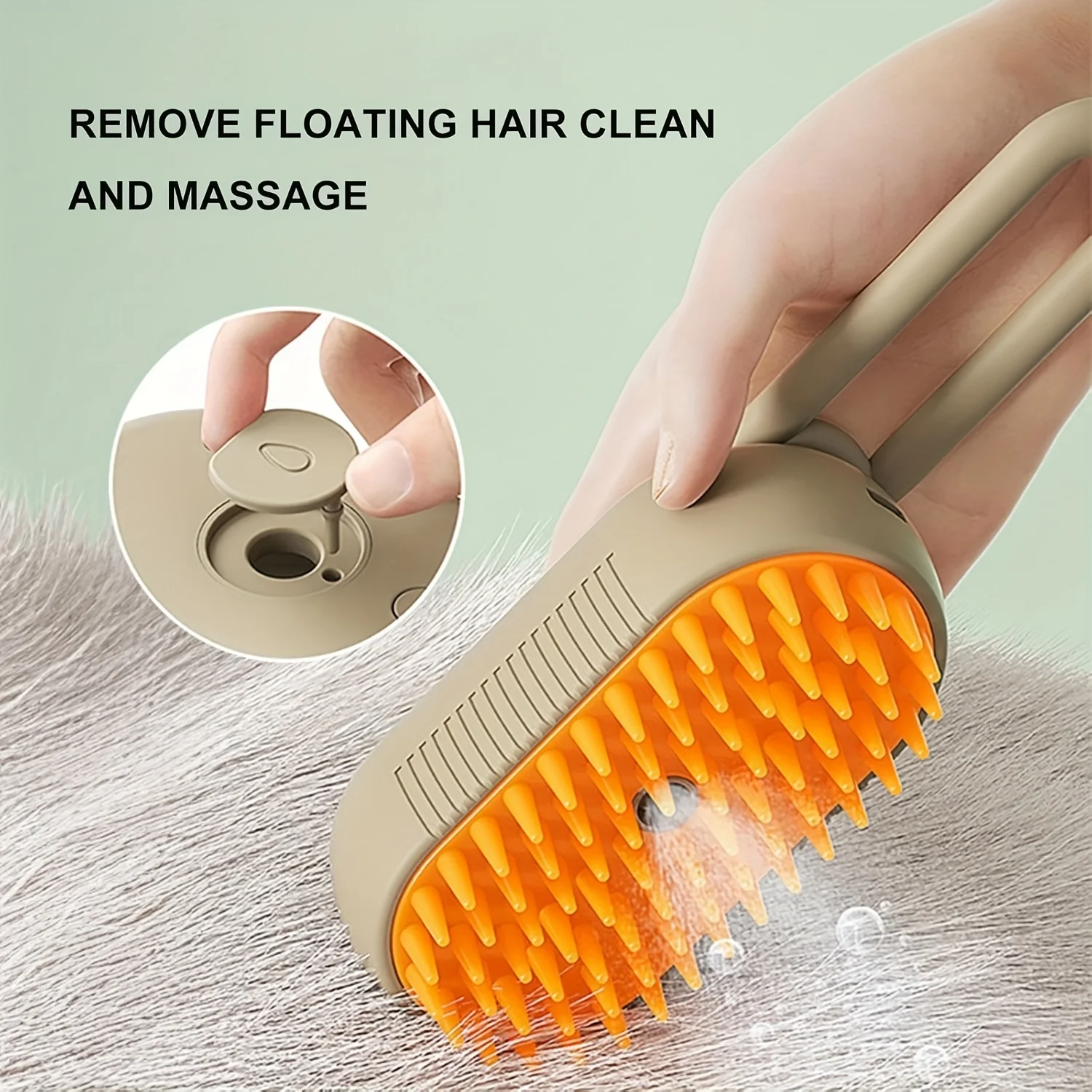 Cepillo de vapor para gatos 3 en 1, peine para peluquero a vapor para mascotas, cepillo de vapor para gatos y perros, nuevas cepillos vaporosos para pelo de vapor para mascotas 2025 - imagen 4