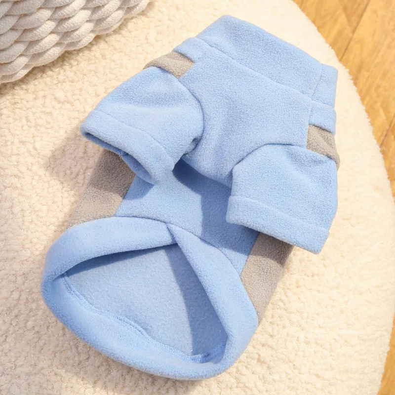 Ropa para perros, ropa de lana de invierno, jersey, sudadera cálida con capucha, traje para perros pequeños, perro salchicha, York, Chihuahua, sudadera para cachorros, suéter XS - imagen 4