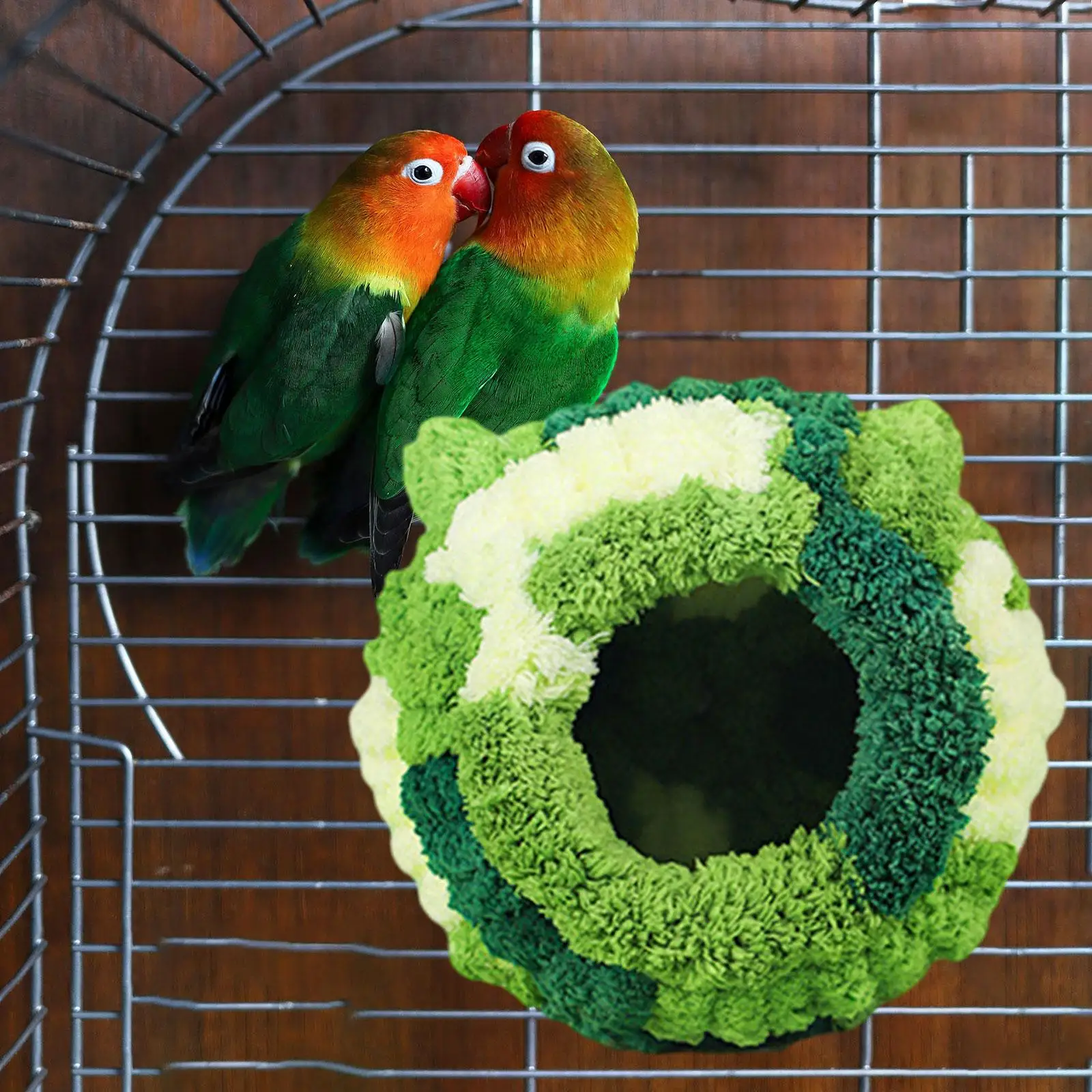 Bird Nest for Cage Self Warm Bird Hammock Bird Hideaway Hut Comfortable for Cockatiel Hamster Macaws Parrot Small Birds