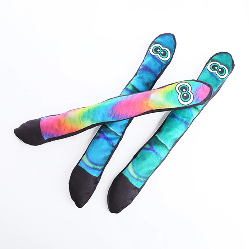 El nuevo juguete de peluche para perros, serpiente de ojo largo, incluye papel de corteza bb, suministros para mascotas para la dentición resistentes a mordeduras - imagen 4