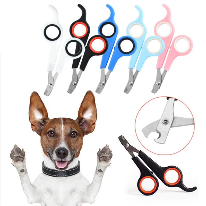 1 unidad de tijeras para uñas de mascotas, tijeras para el cuidado de las garras de uñas para perros y gatos, cortaúñas para mascotas, suministros para perros, gatos, pájaros, conejos, gargets para mascotas