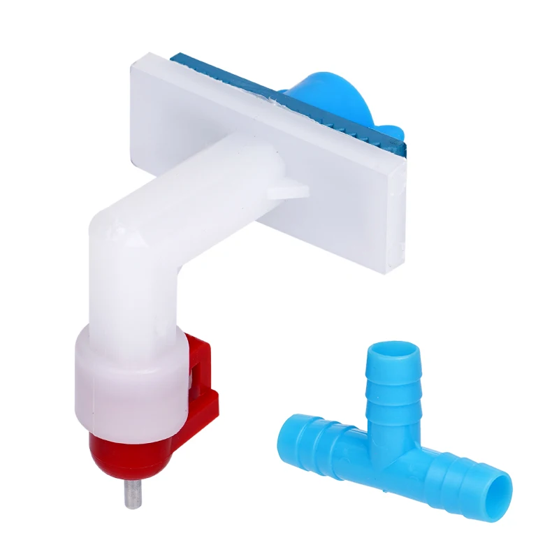 4 Uds. Conejo pequeño para mascotas conejillo de indias tubo para hámster diámetro 8mm fuente de agua de plástico alimentador para beber suministros para animales - imagen 2