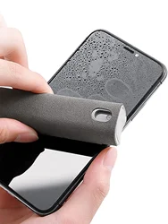 Cepillo de limpieza de pantalla 2 en 1, limpiador de polvo de teclado multifuncional con cabezal de cepillo suave y limpiaparabrisas para Monitor de teléfono portátil