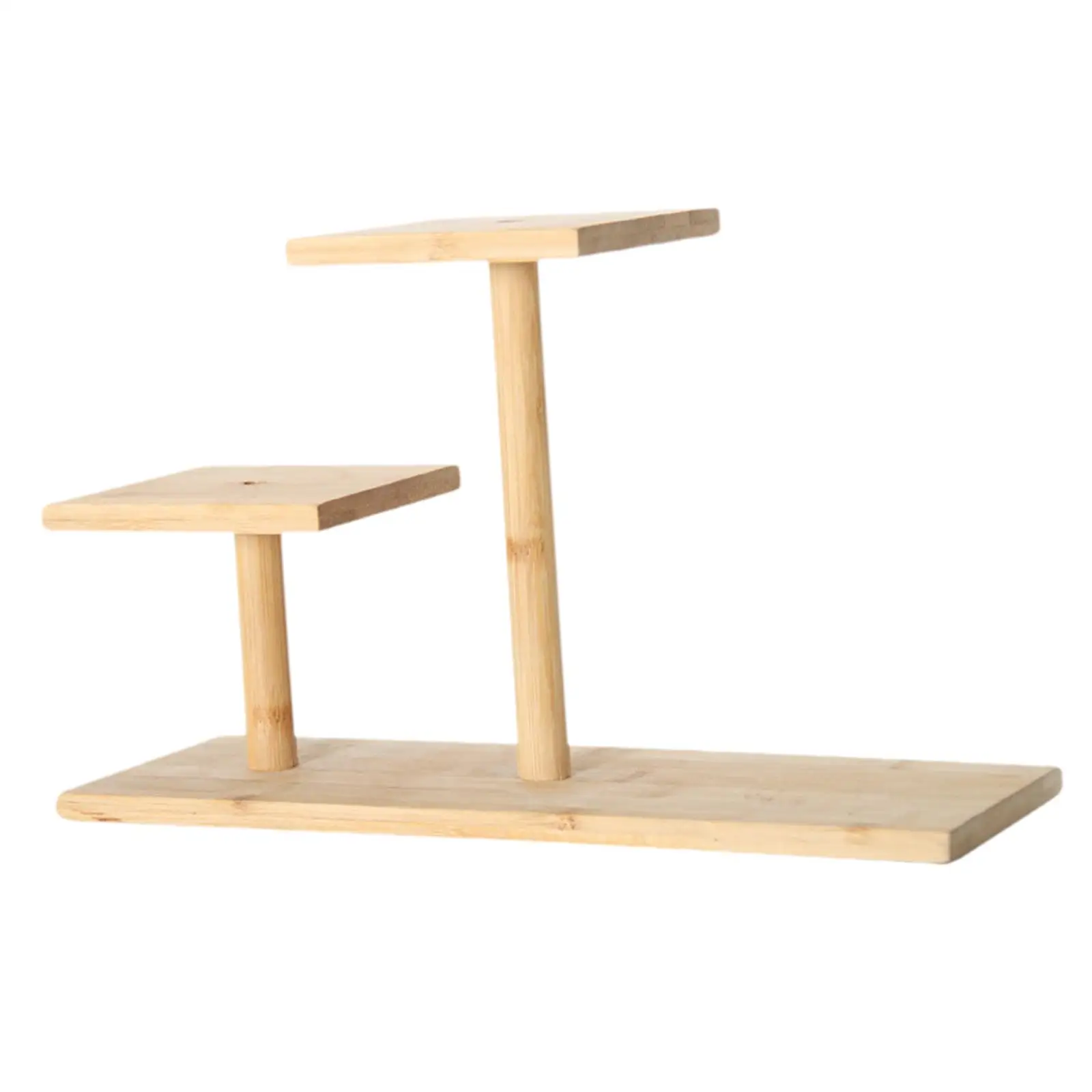 Maceta pequeña de madera para macetas, soporte moderno para macetas, balcón, escritorio, interior, hogar, oficina - imagen 3