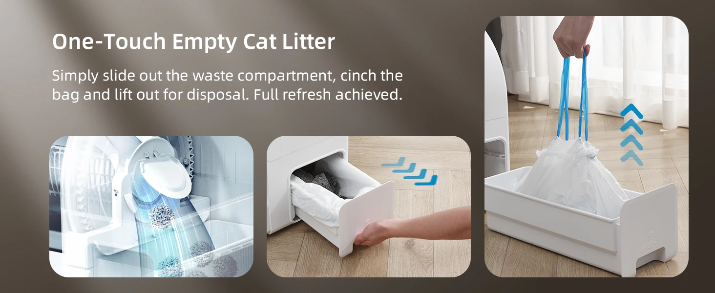 self-cleaning cat litter box