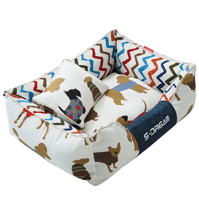 Cama de lujo para gatos y perros – Sofá lavable y extraíble - imagen 5