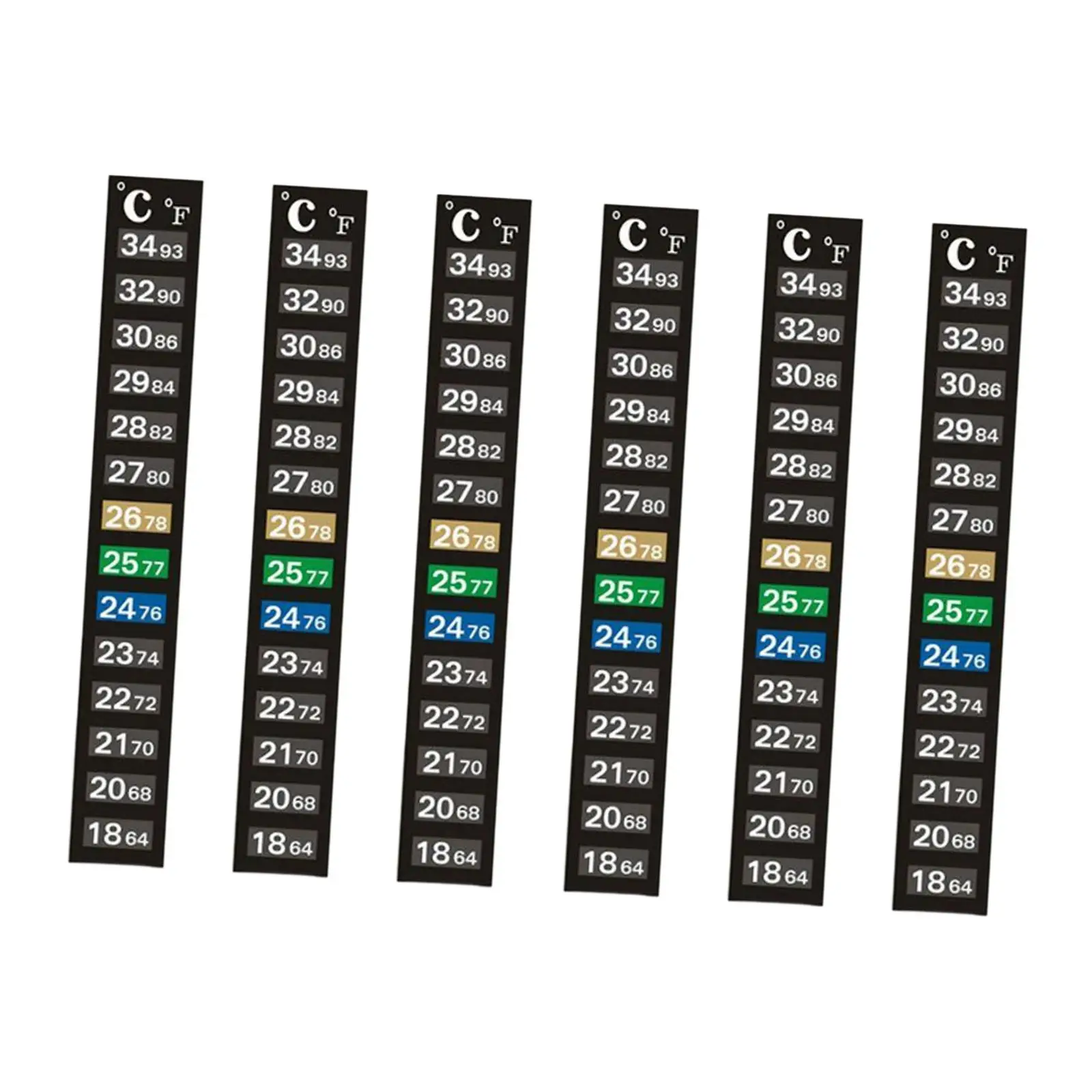 Pegatina para termómetro de acuario, medidor de temperatura profesional, calcomanía para pecera para un calentamiento eficiente del acuario - imagen 3