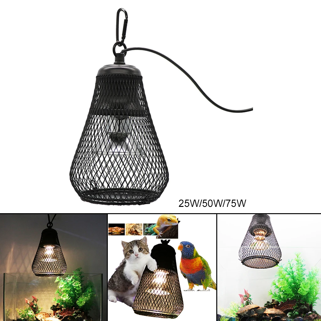 Lámpara de reptiles UVB UVA E27, soporte de luz de cerámica para Tortuga, anfibio, mascota - imagen 5