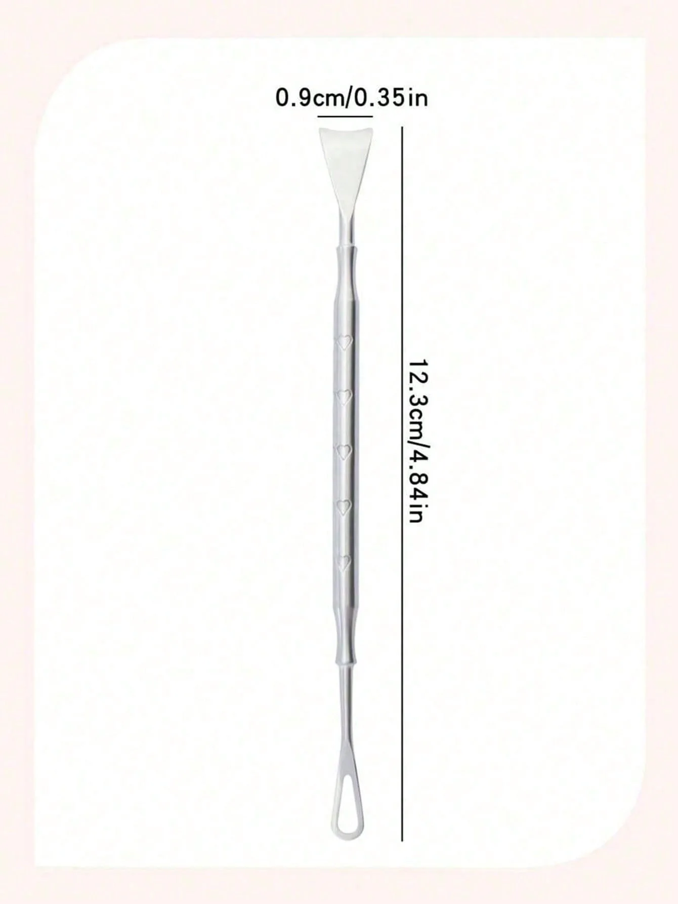 Herramienta acero inoxidable para espinillas y puntos negros - imagen 5