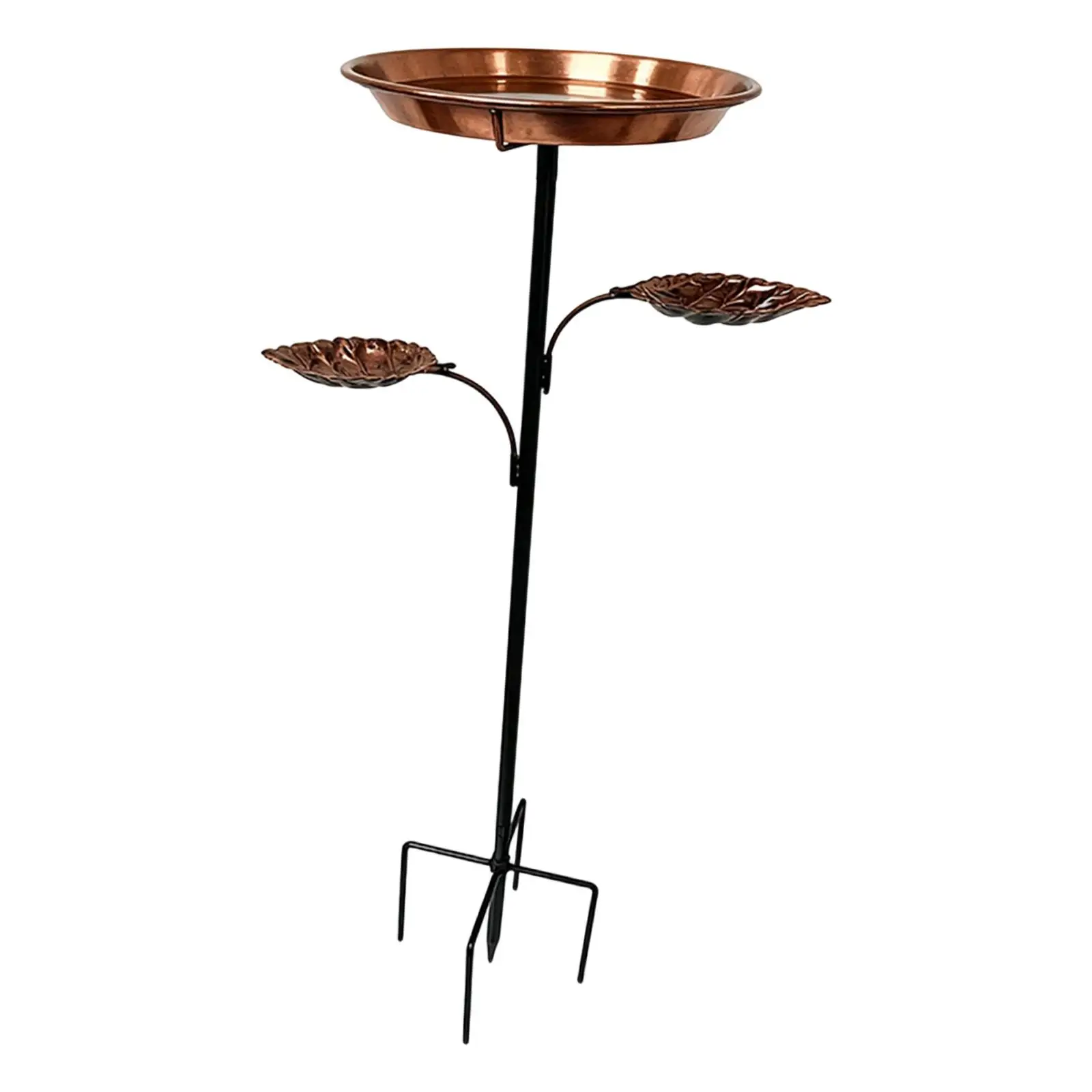 Outdoor Bird Bath Garden Decor Bird Feeder Durability Decoration with 5 Prongs Stake for Outdoor Garden Courtyard Backyard Outdoor Bird Bath Garden Decor Bird Feeder Durability Decoration with 5 Prongs Stake for Outdoor Garden Courtyard Backyard
