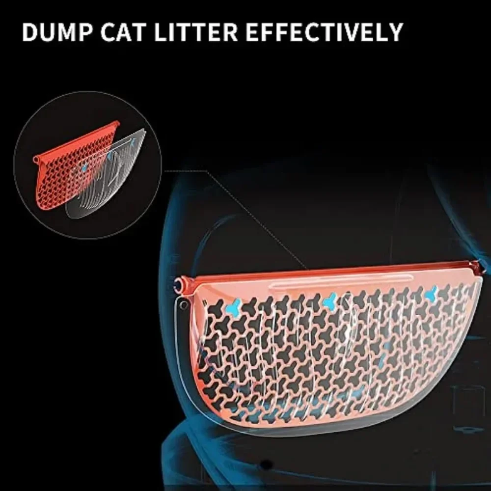 PETKIT-deflector para vaciar la arena para gatos, eliminador de arena para gatos con un solo clic, exclusivo para PETKIT PuraMax, caja de arena para gatos autolimpiable, - imagen 3