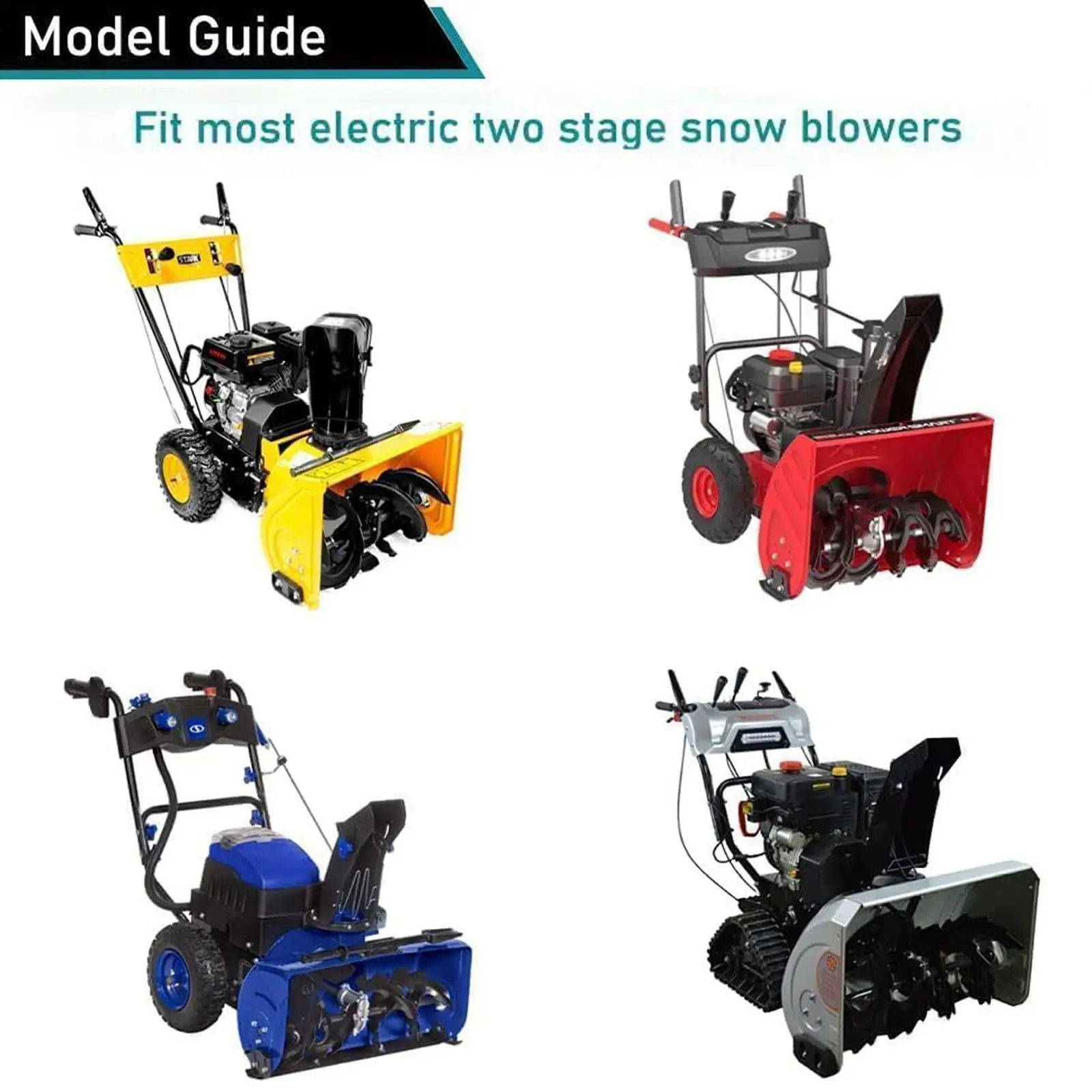 Cubierta para soplador de nieve resistente a la intemperie para la mayoría de sopladores de nieve de dos etapas cubierta protectora a prueba de sol - imagen 2