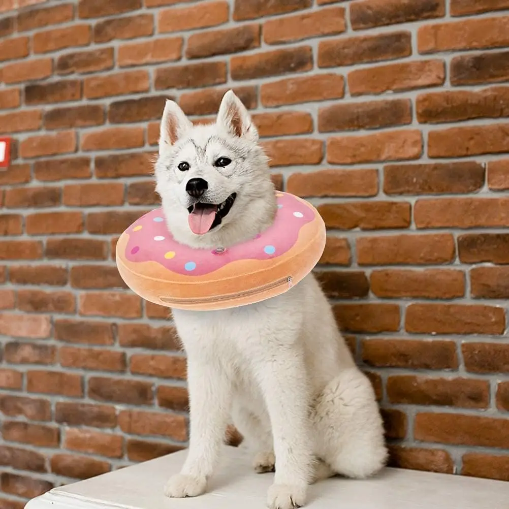 Collar Cono Inflable Perro Recuperación Lavable Ajustable Cirugía - imagen 5