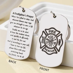 Llavero bombero rescue para amantes de perros y gatos