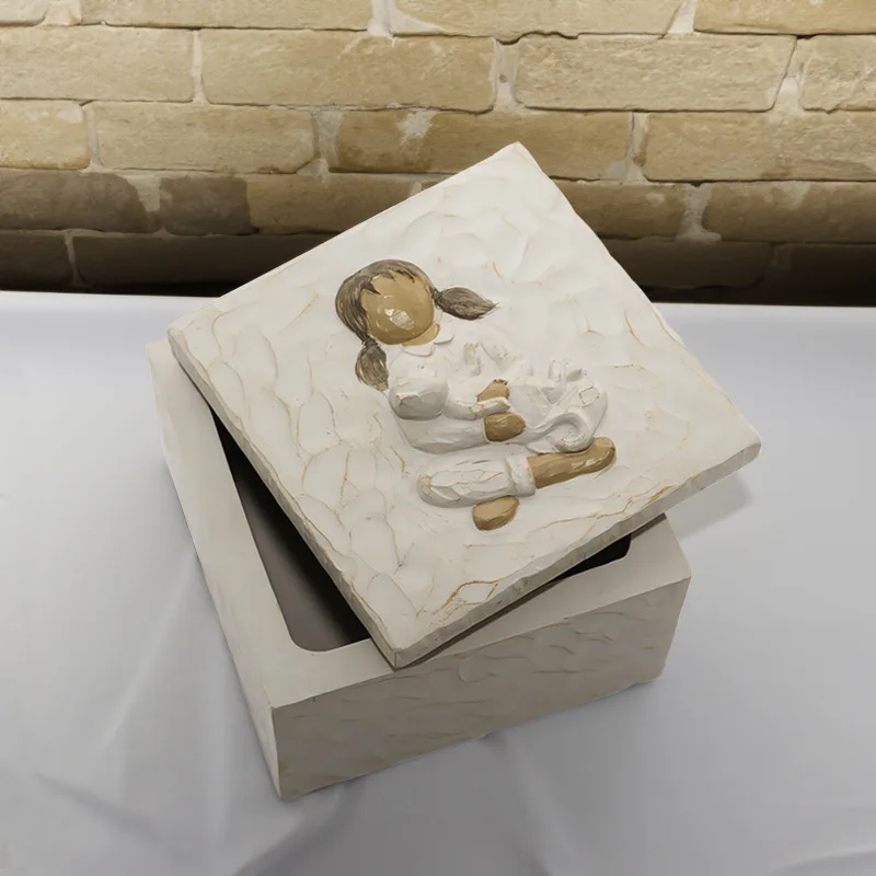 Urna de resina para mascotas, recuerdo de cremación de cenizas, urna para gatos, cenizas conmemorativas, urnas funerarias para mascotas, perros, recuerdo para cachorros muertos, caja de cenizas para gatos - imagen 2