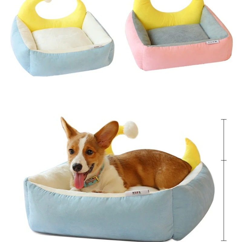 Cama luna desmontable para perros y gatos – 4 estaciones - imagen 2