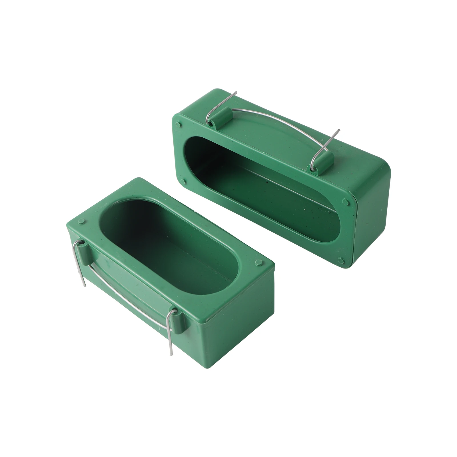 Comedero para pájaros, jaula para pájaros, cuenco colgante, comida para loros, tazón de agua, alimentación, taza a prueba de salpicaduras, alimentador de jaula de plástico para palomas y pájaros, 2 uds. - imagen 2