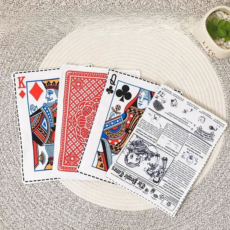 Juguetes de papel para mascotas, peluches de voz para perros, rebanadas de fruta, póker, resistentes a las mordeduras, suministros de molienda - imagen 3