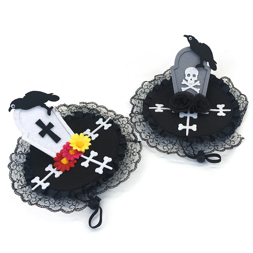 Nuevo Sombrero para perro de Halloween, lápida, murciélago, accesorios para mascotas, vestido para perros y gatos, suministros para mascotas - imagen 5
