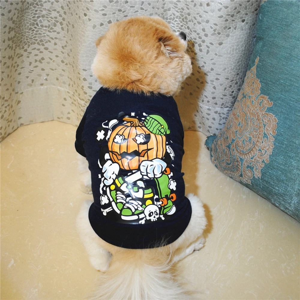 Ropa para perros, Disfraces de Halloween, Sudadera con capucha para perros, gatos, Chihuahua, abrigo de invierno para mascotas, ropa para perros pequeños y gatos - imagen 5