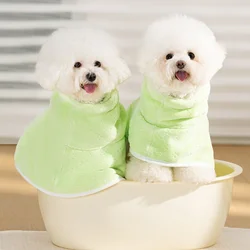 Albornoz de baño y secado suave para perros y gatos