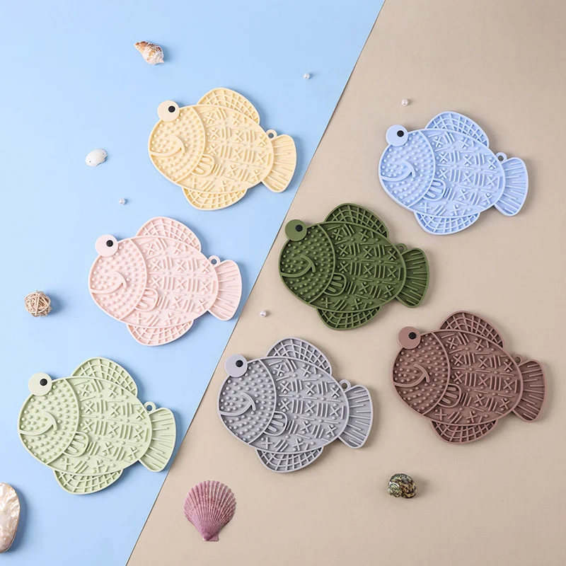 Estera de alimentador lento de silicona para mascotas, almohadilla de lamer de alimentación de rompecabezas para gatos y perros, almohadilla de amortiguación con ventosa antideslizante para alimentos húmedos y bocadillos - imagen 3