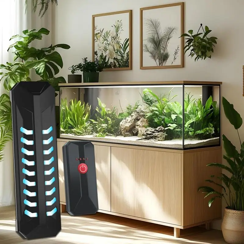 Luz UV para acuario, lámpara de limpieza de agua para pecera, esterilizador de luz UV eficiente multifuncional para acuario, piscina de tanque de agua dulce - imagen 3