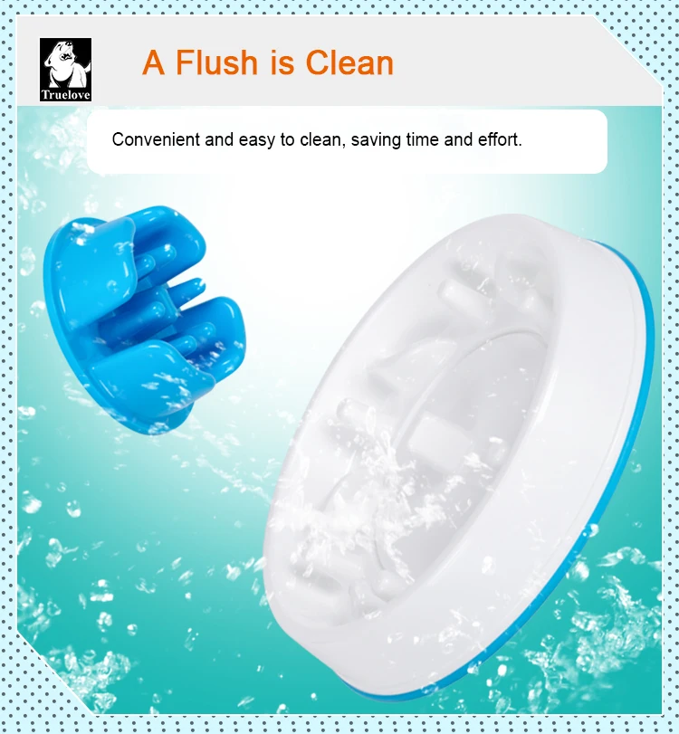 Truelove-comedero lento para mascotas, puzle antideslizante, cuenco interactivo antiasfixia para perros pequeños y medianos, TLT2601 - imagen 3