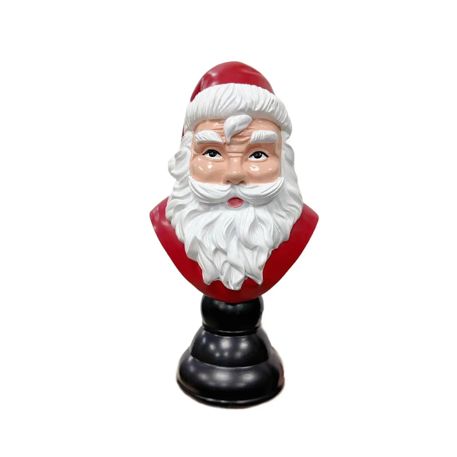 Santa Half Body Statue Sculpture Creative Traditional Adornment Desktop Ornament Crafts for Home Office Bedroom Cabinet Decor Santa Half Body Statue Sculpture Creative Traditional Adornment Desktop Ornament Crafts for Home Office Bedroom Cabinet Decor