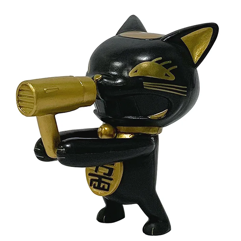 Figura decorativa para gatos Dandadan Granny con Gato de la Suerte - imagen 4