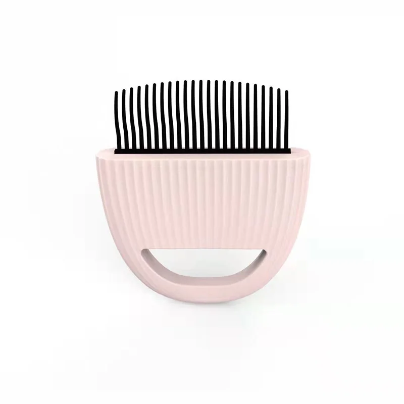 Peine de aseo para perros y gatos, peine con forma de concha, aparatos de aseo para mascotas y peluquería - imagen 4