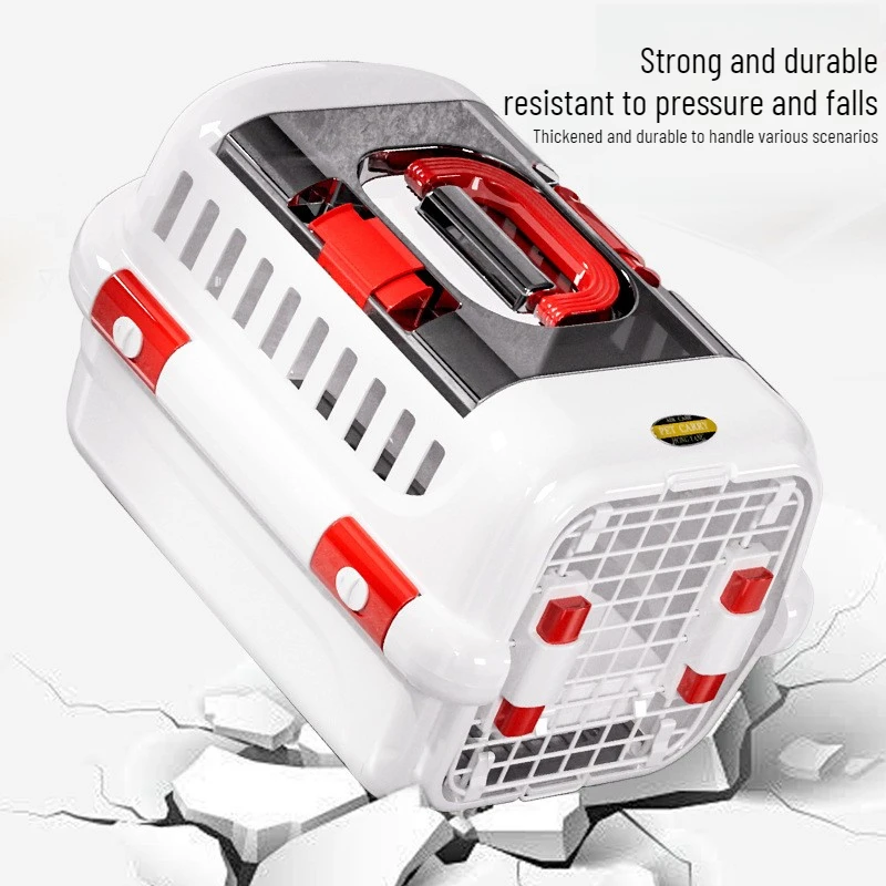 Transportín portátil ventilado para perros y gatos – Ideal en viajes - imagen 4