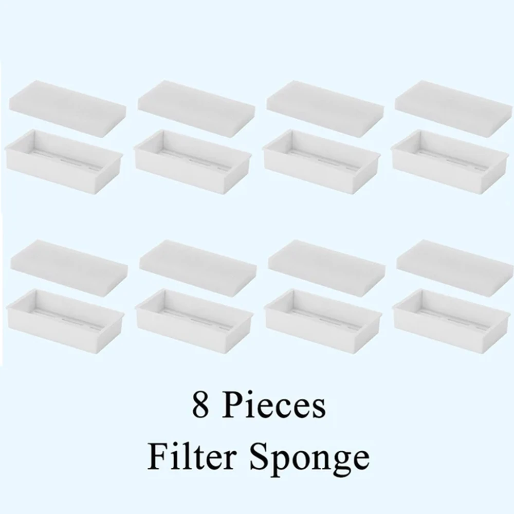 8 pcs filter ponge