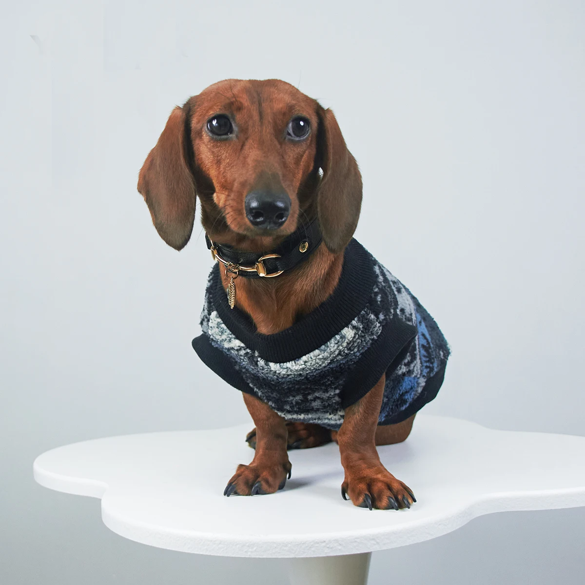 Suéter bohemio cálido para perros pequeños y medianos, abrigo suave de manga corta de invierno para perros tejón, disfraz de vacaciones para perros salchicha