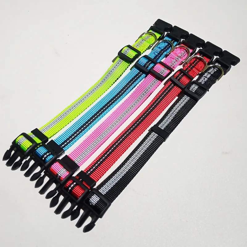 Collar reflectante ajustable para perros, cuerda de tracción para entrenamiento de cachorros, accesorios para cachorros - imagen 5