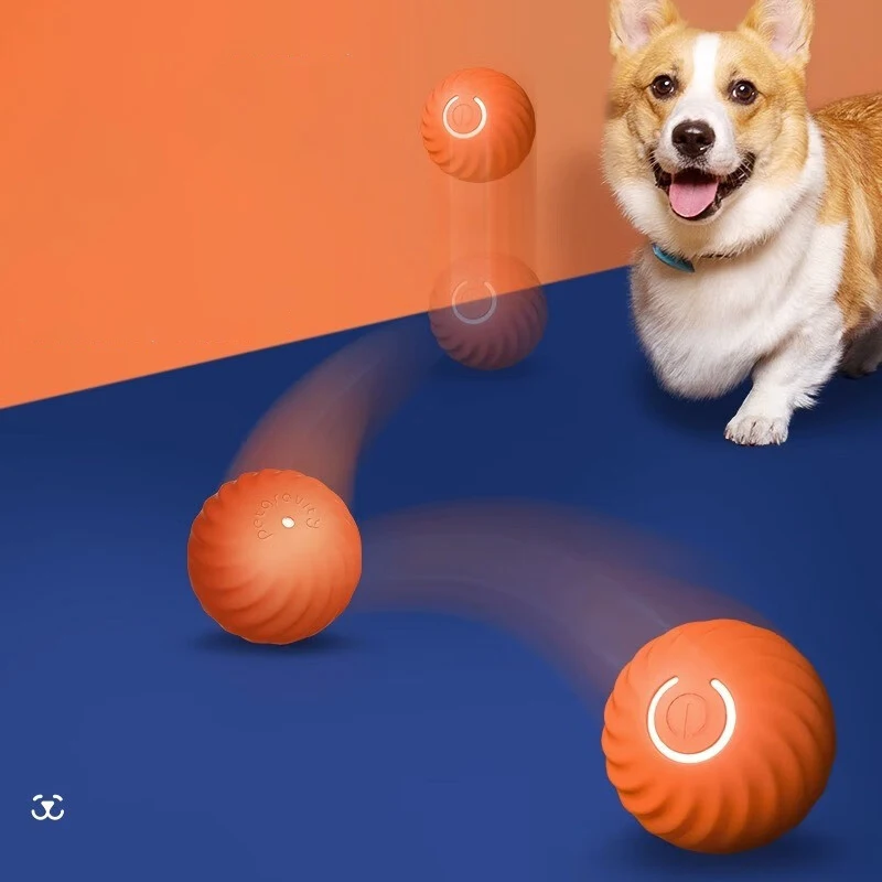 Pelota de juguete inteligente para perro, juguete interactivo electrónico para mascota, pelota móvil, Usb, rebote móvil automático para cachorro, regalo de cumpleaños, producto para gato - imagen 5