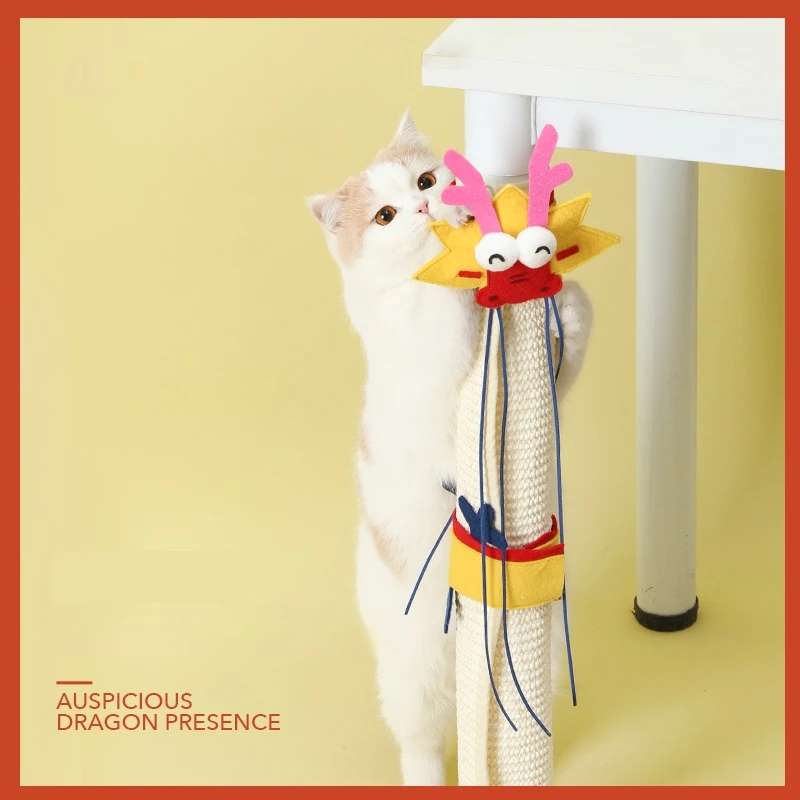 Juguetes para gatos de Año Nuevo, sacapuntas de garras, juegos para gatos, estera rascadora para gatos, accesorios navideños para gatos 	 Camas y Muebles - imagen 2
